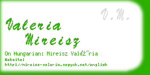 valeria mireisz business card